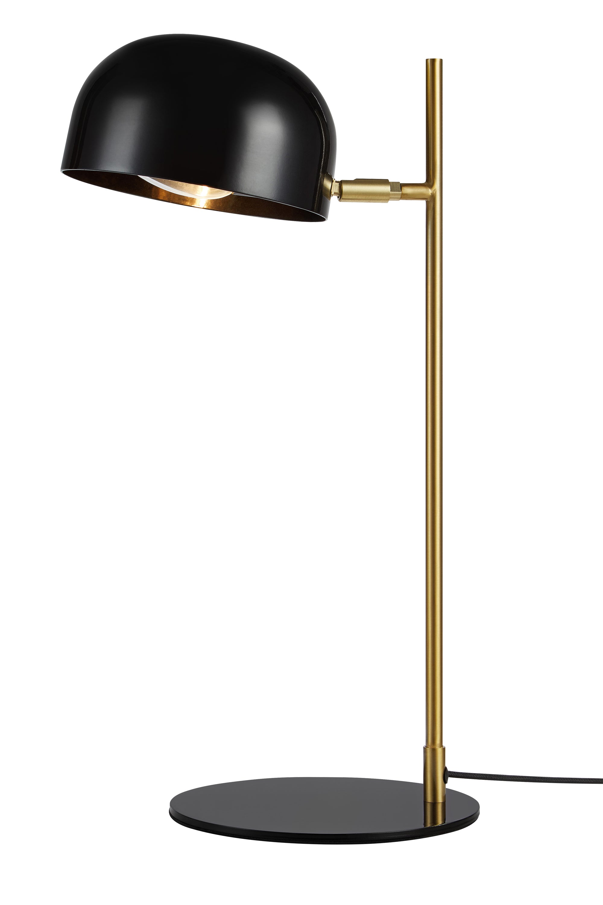 POSE bordslampa 1L Black/Brushed Brass