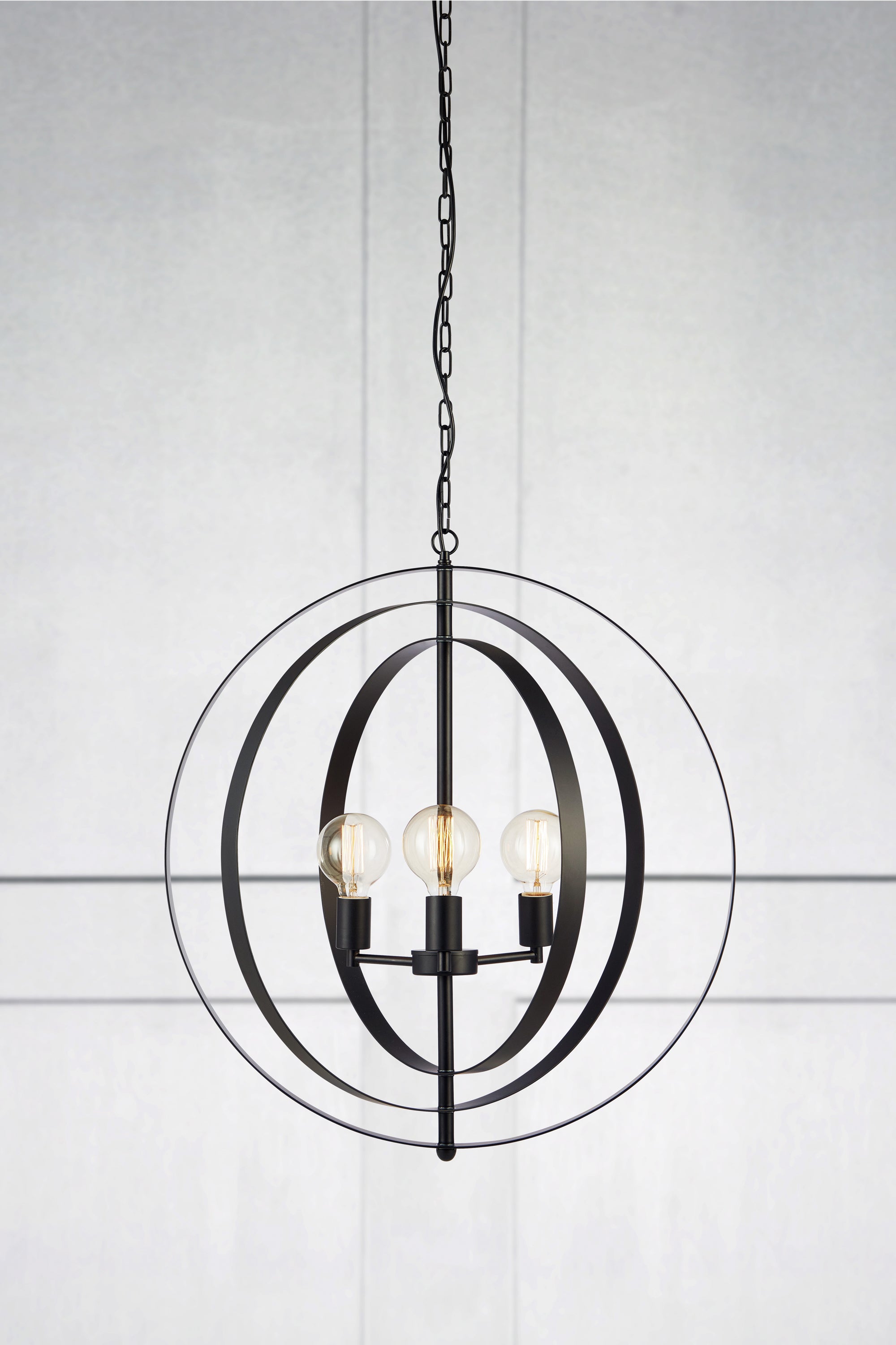 ORBIT taklampa 3L Matt Black