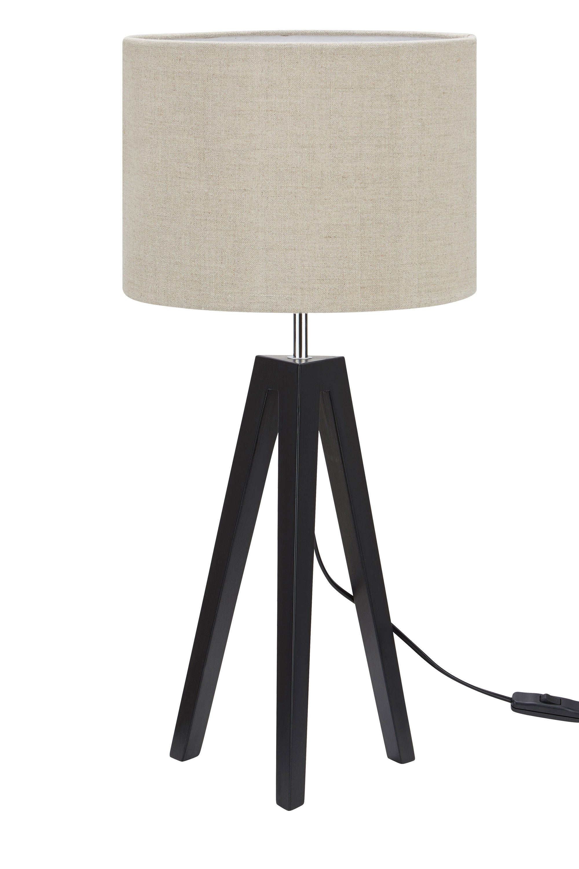 LUNDEN bordslampa 1L Black/Beige