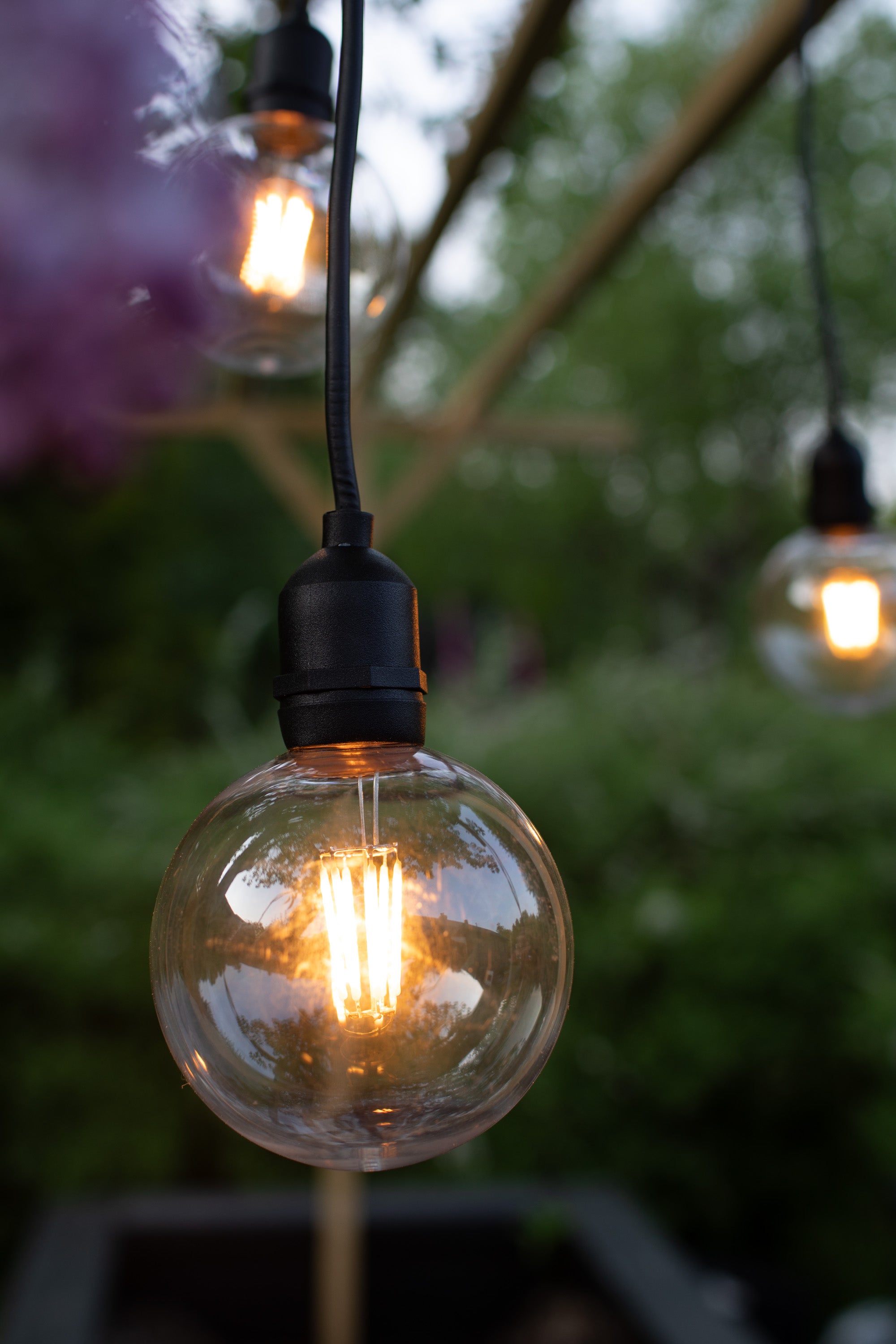 GARDEN 24 taklampa 2,86W Black