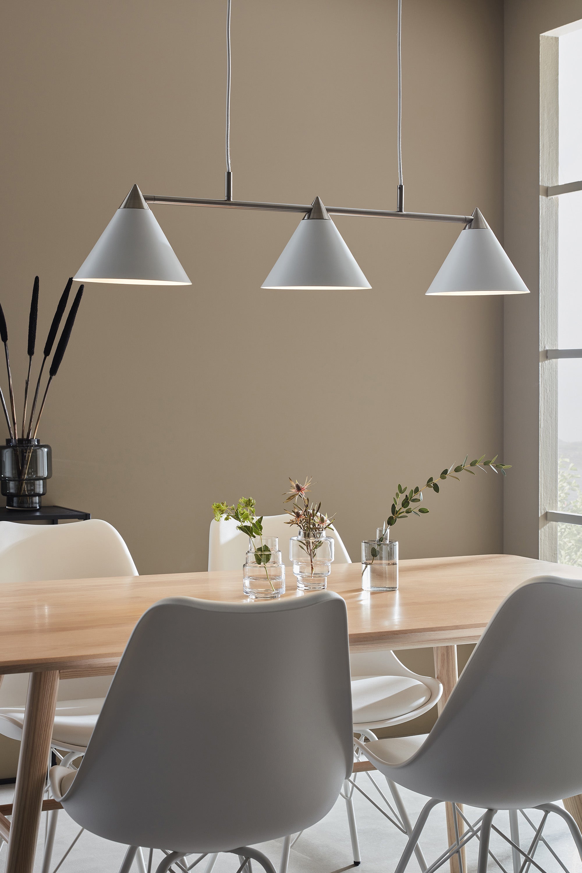 KLINT taklampa 3L White/Steel