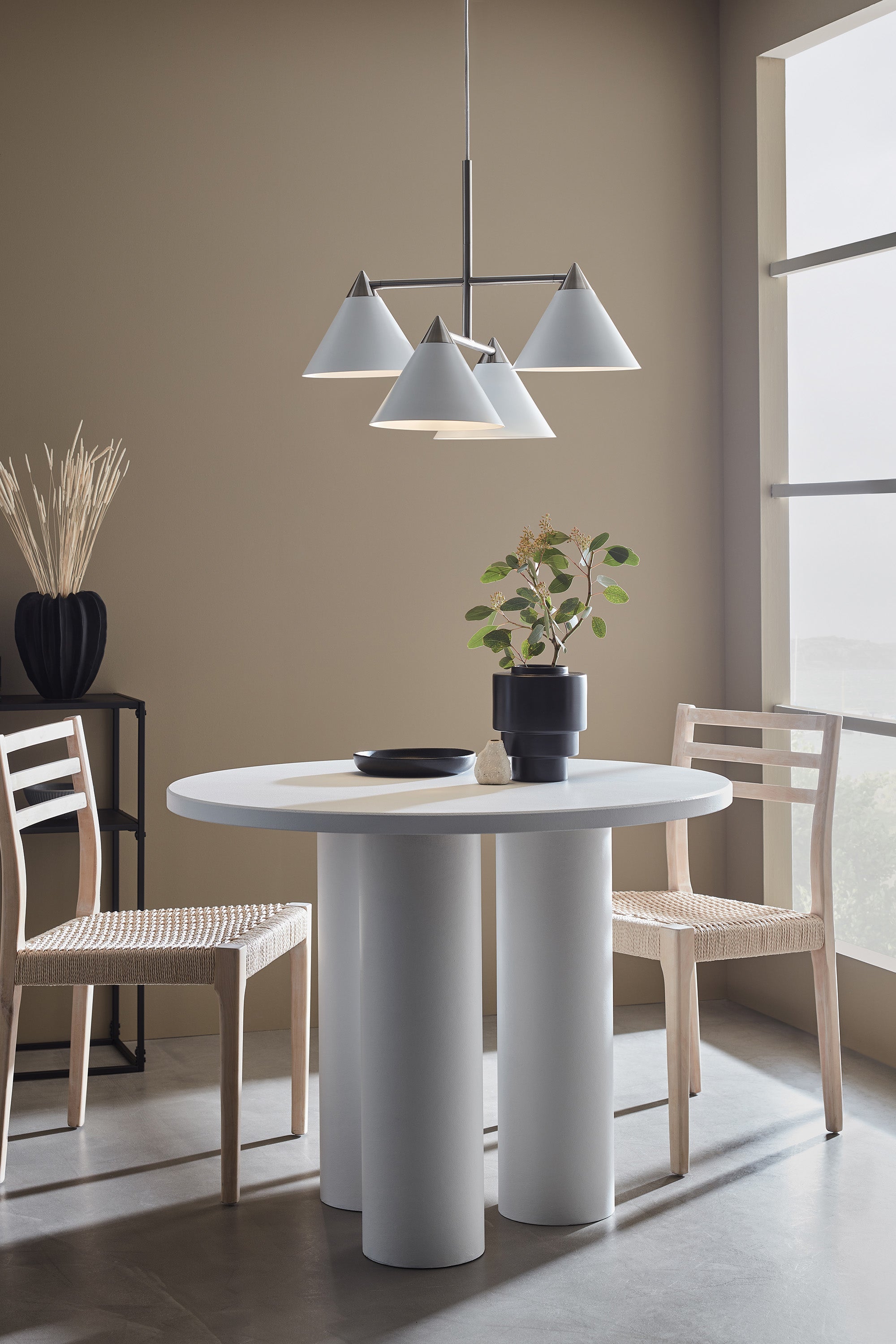 KLINT taklampa 4L White/Steel