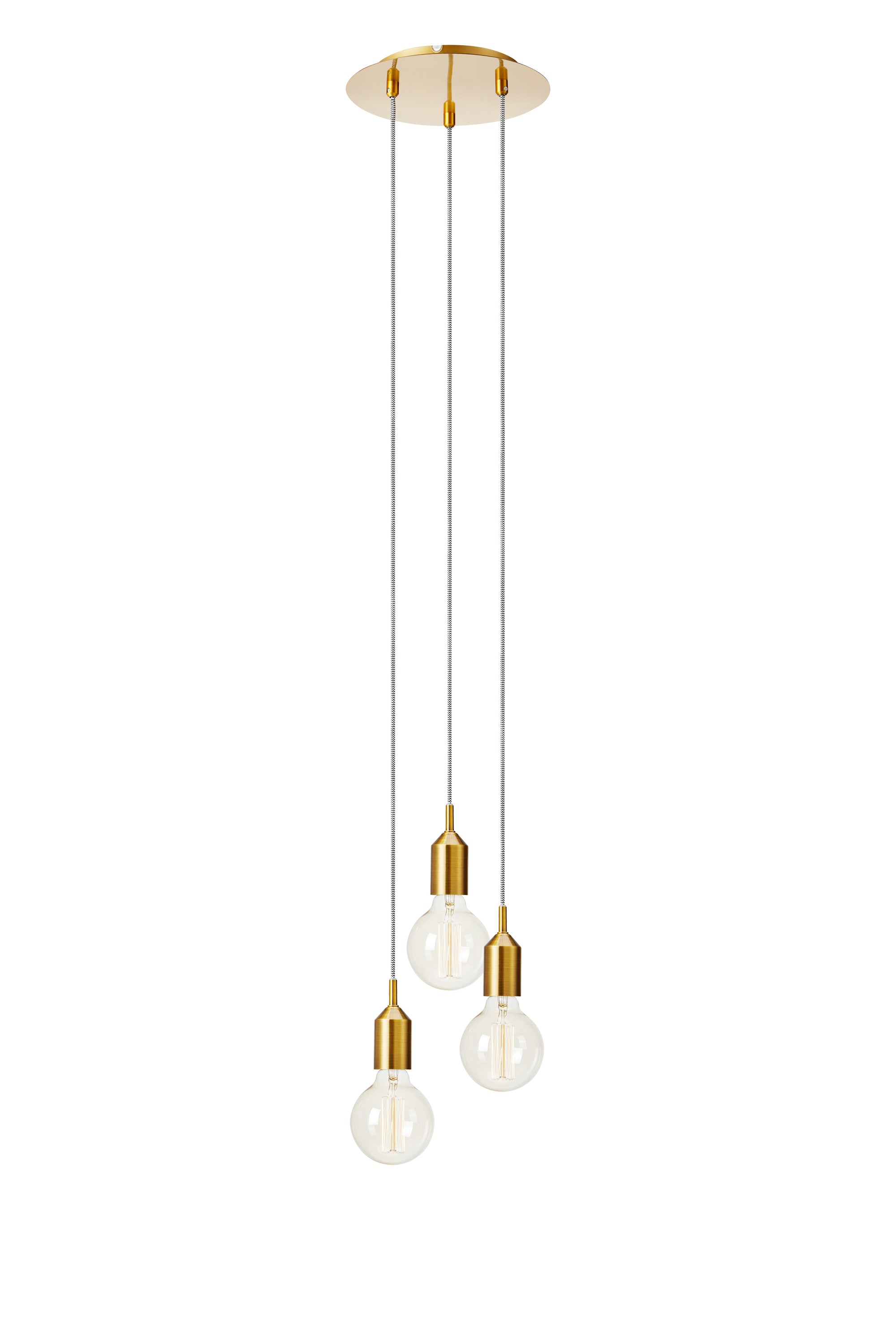 BRONX taklampa 3L Round Bronze