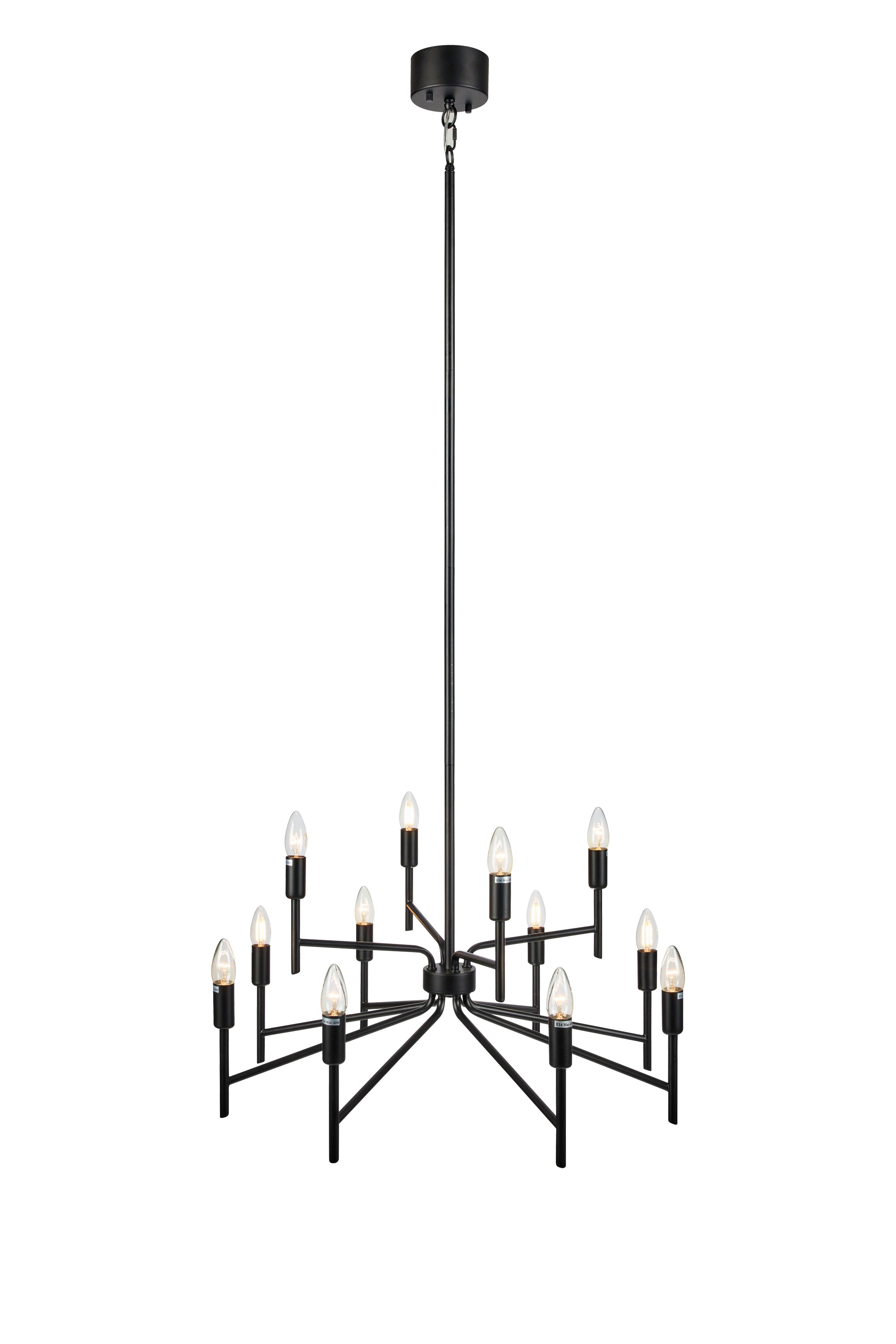 REGENT taklampa 12L Black