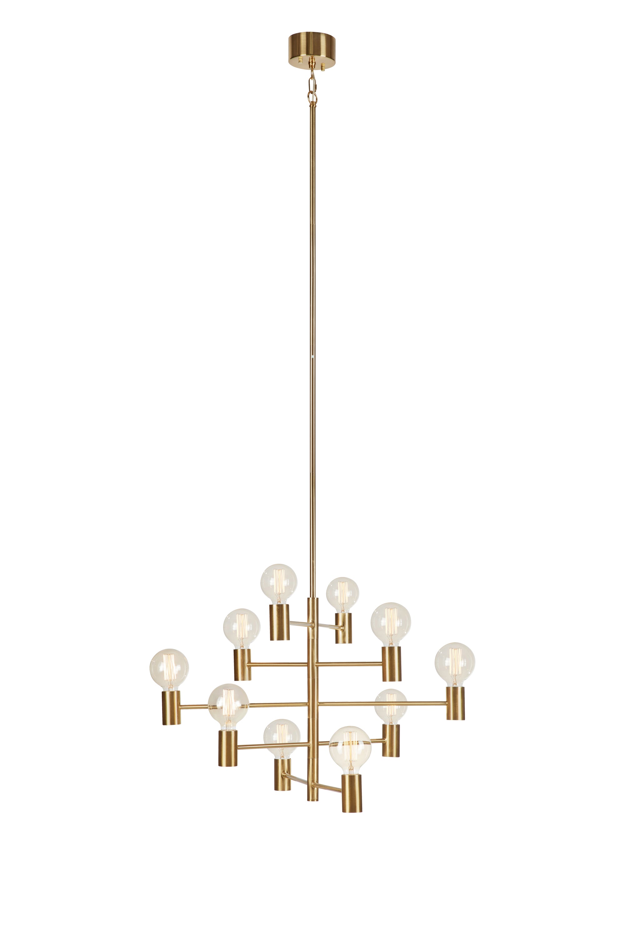PARIS taklampa 10L Dark Brass