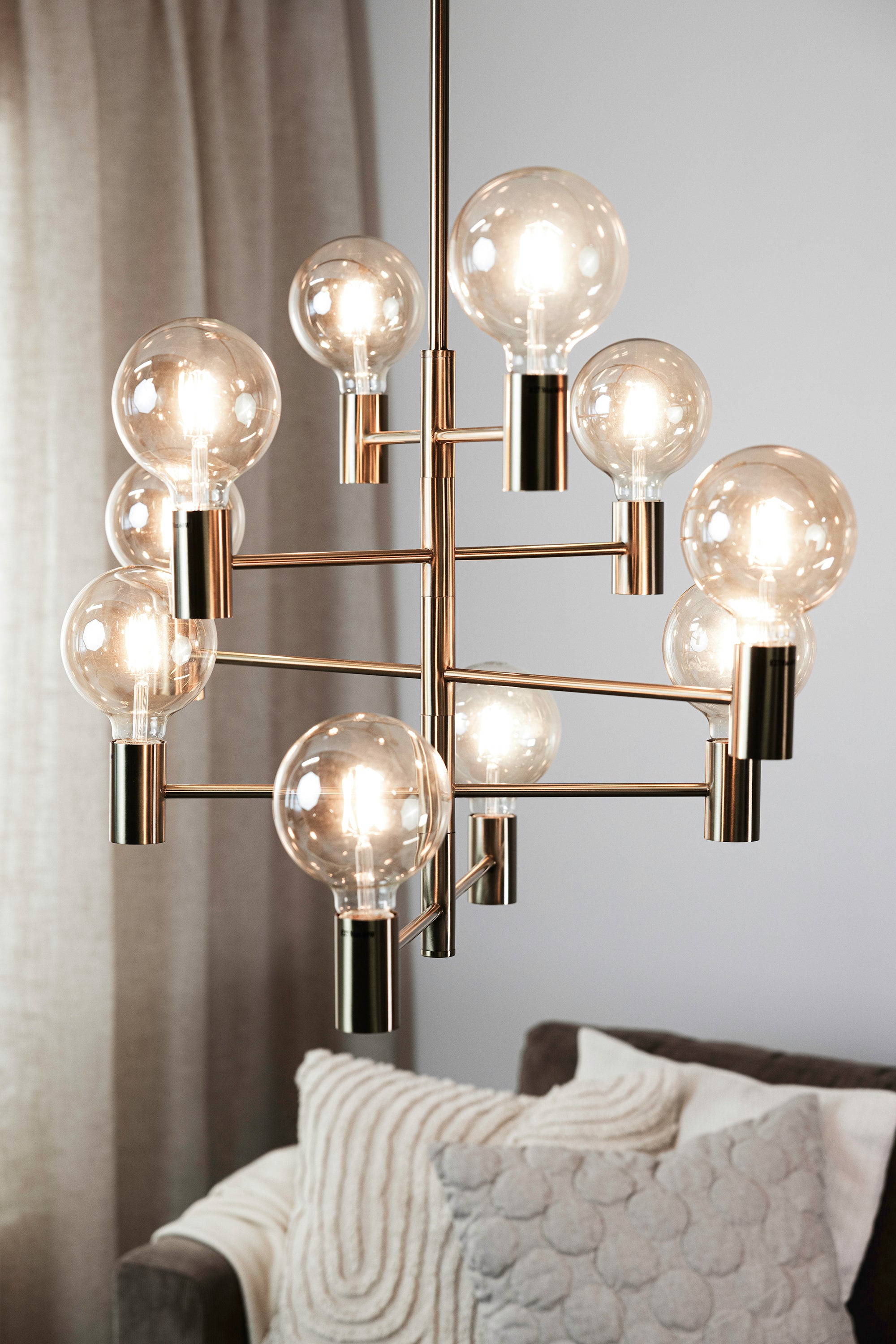 PARIS taklampa 10L Dark Brass