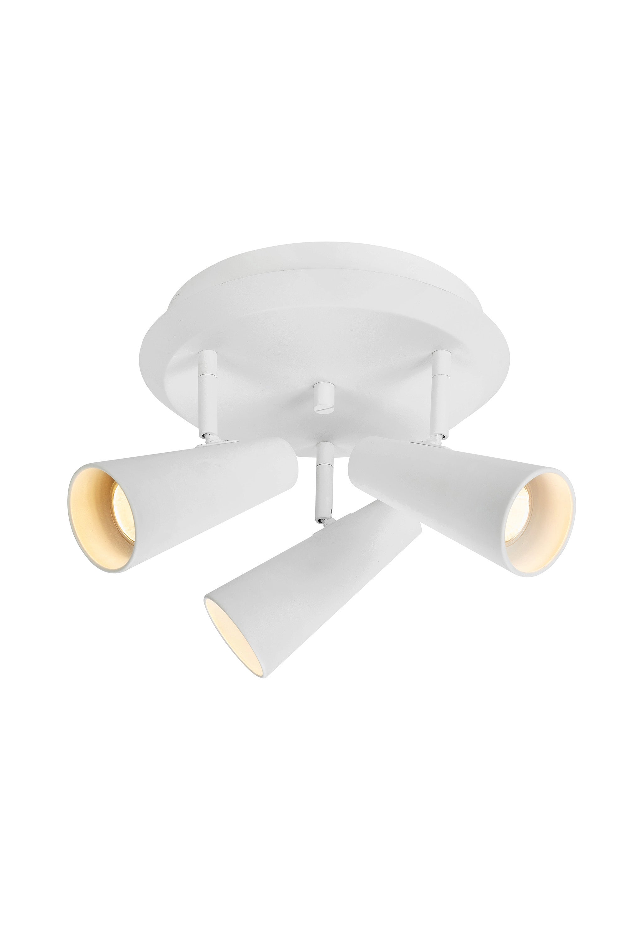 CREST taklampa 3L Round Sandy White