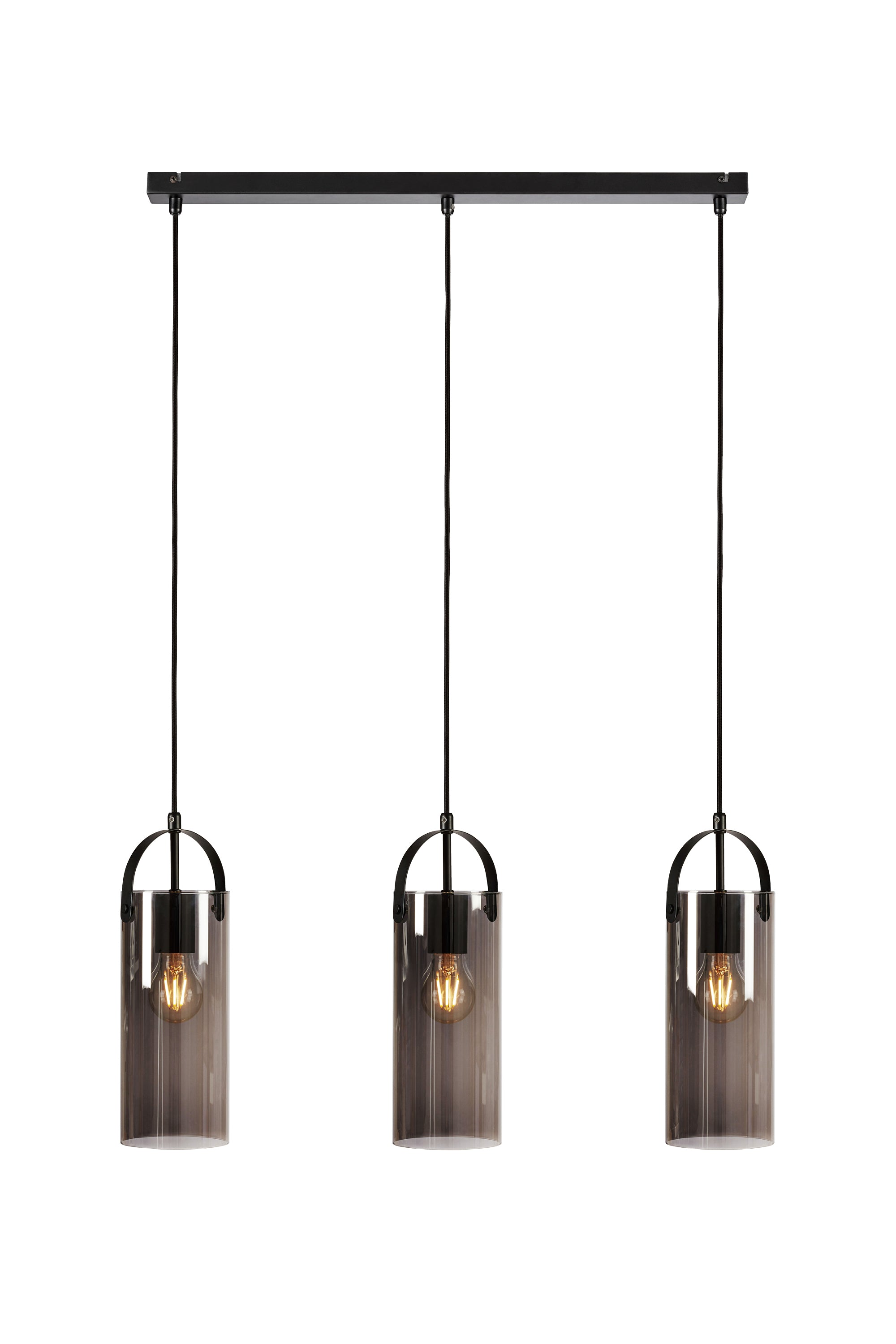 GLORY taklampa 3L Black/Smoke