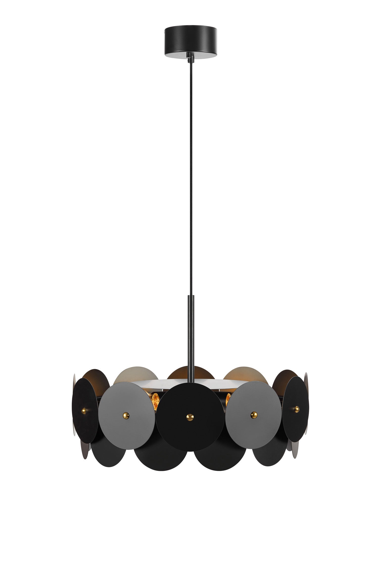 VEGAS taklampa 3L Black/Brass