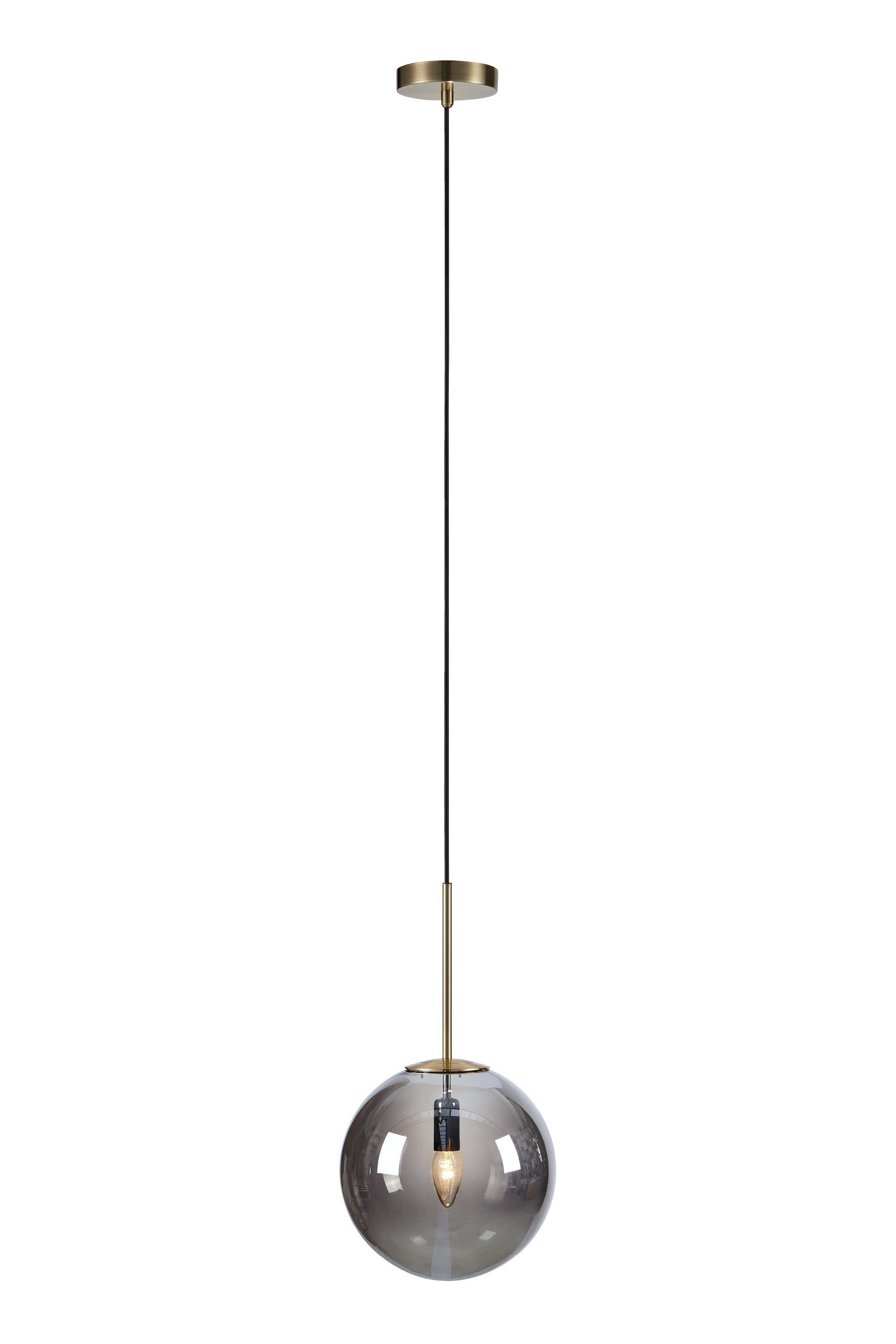 DIONE taklampa 1L Smoke/Antique
