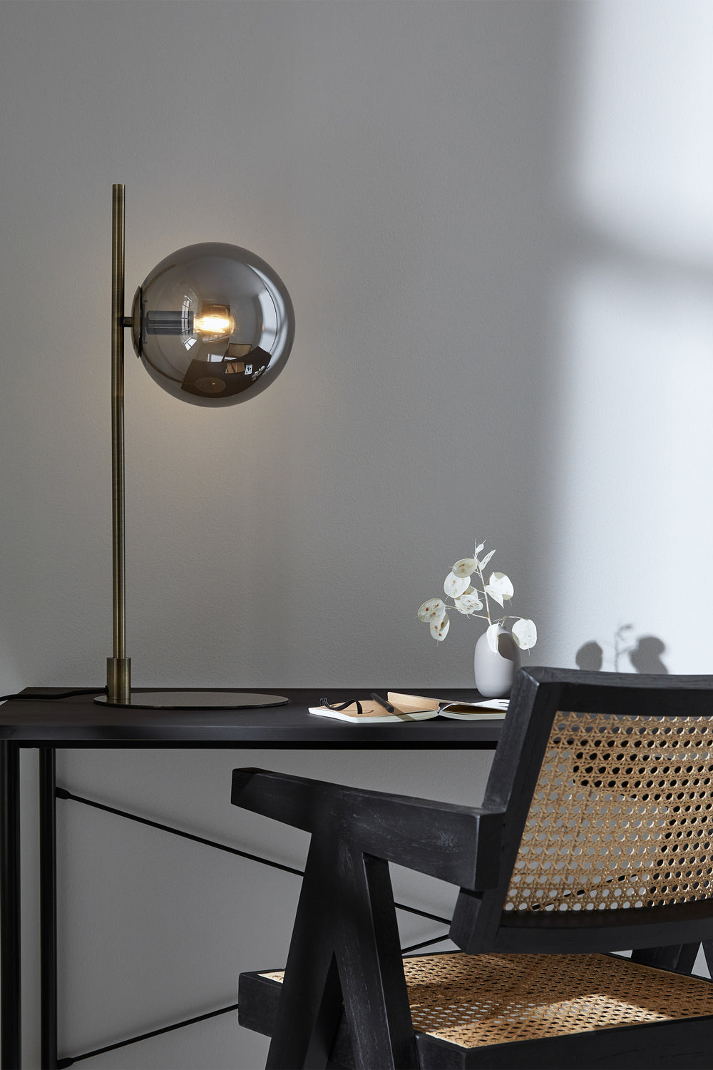 DIONE pöytävalaisin 1L Antique/Smoke