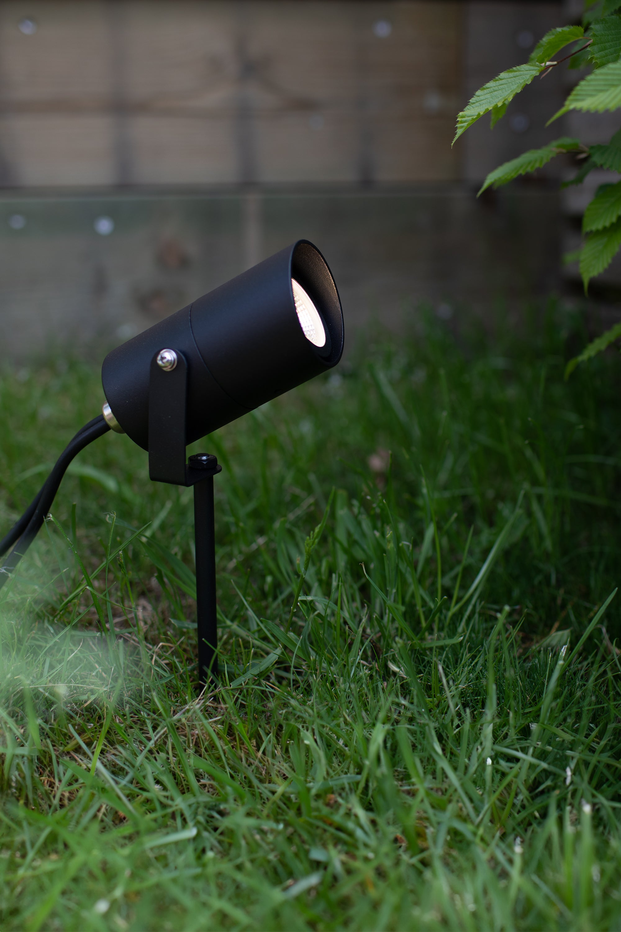 GARDEN 24 Spot Cylinder 3W Black