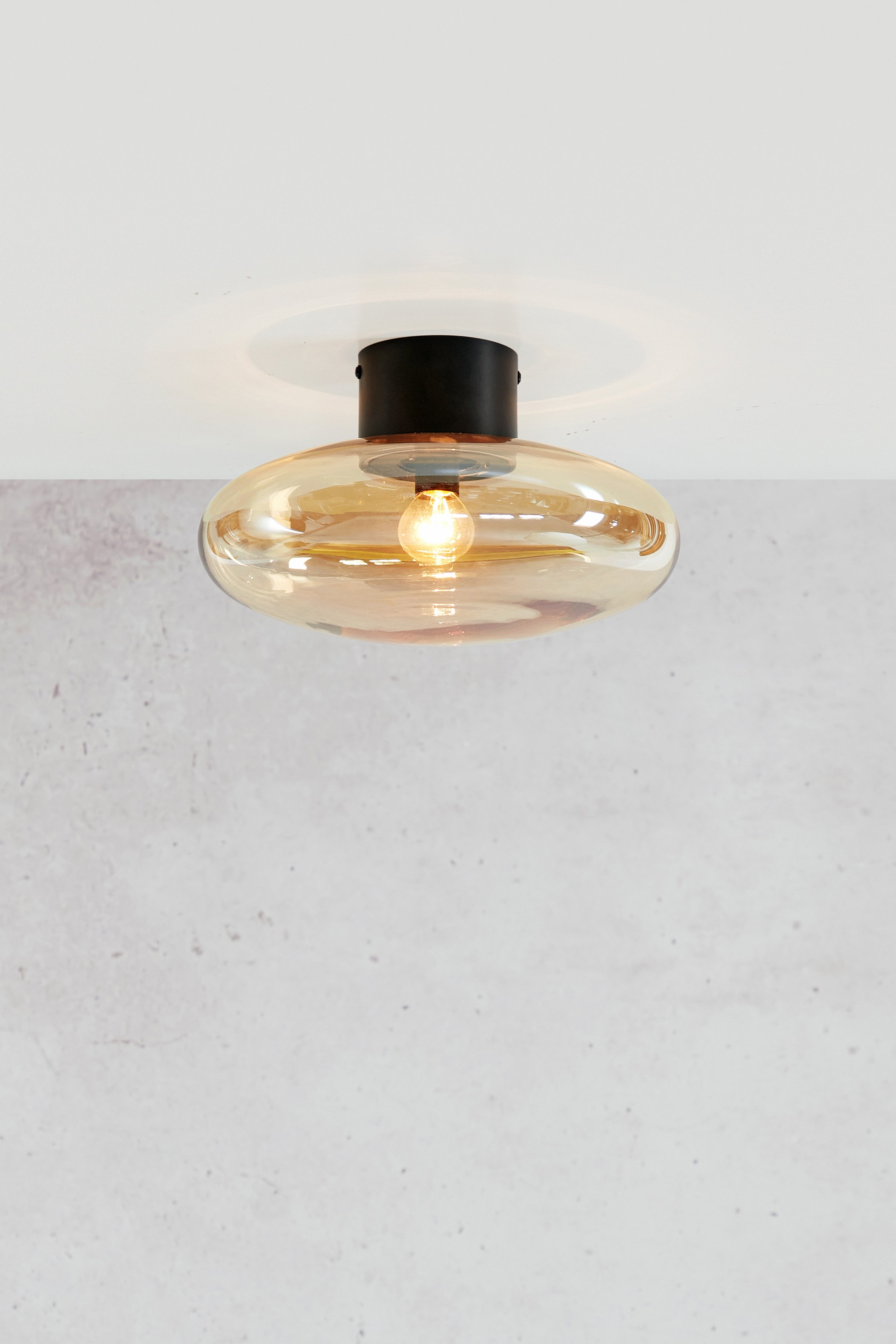 LOCUS kattovalaisin/seinävalaisin 1L Amber/Black