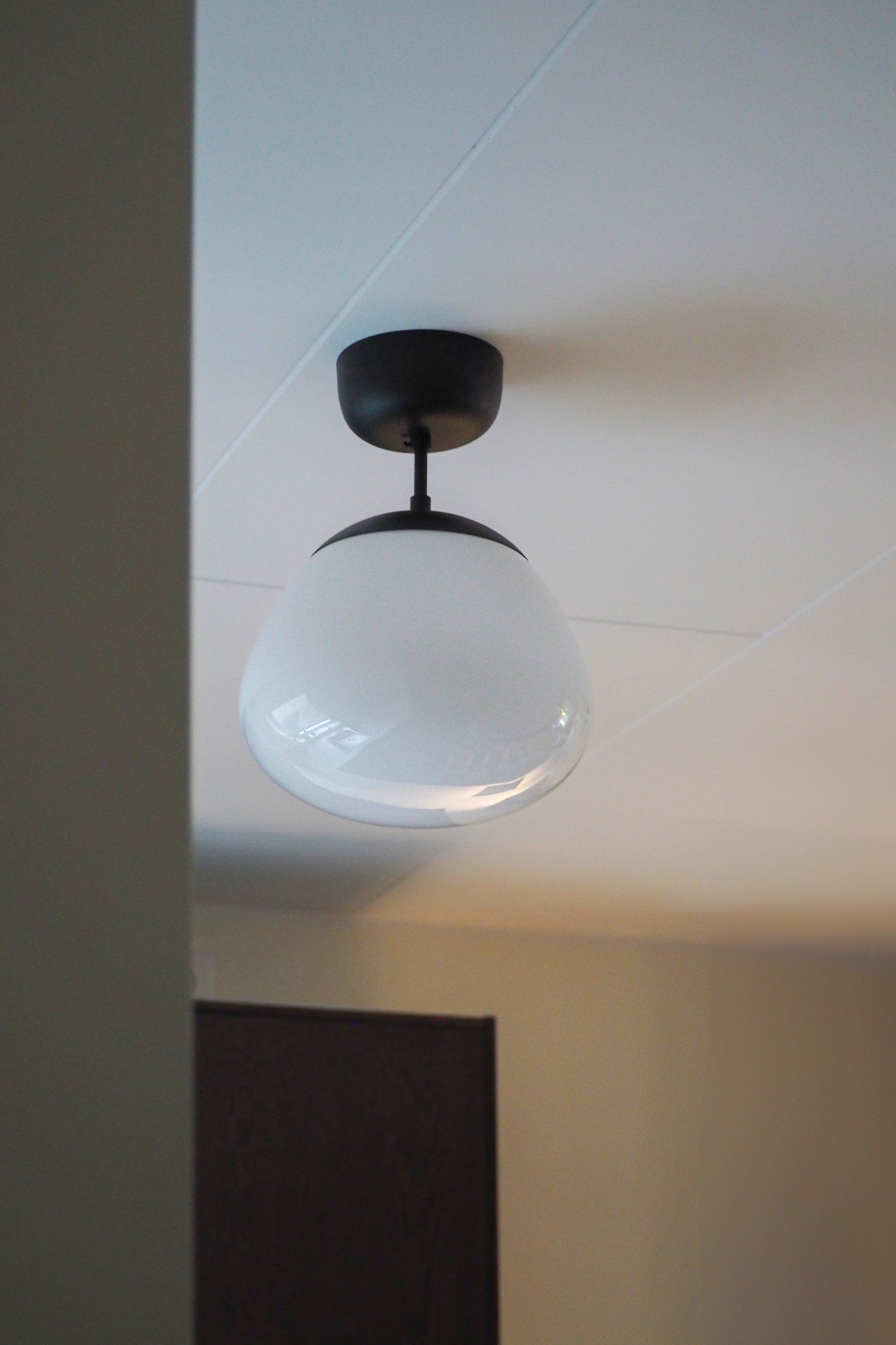 RISE taklampa 1L White/Black