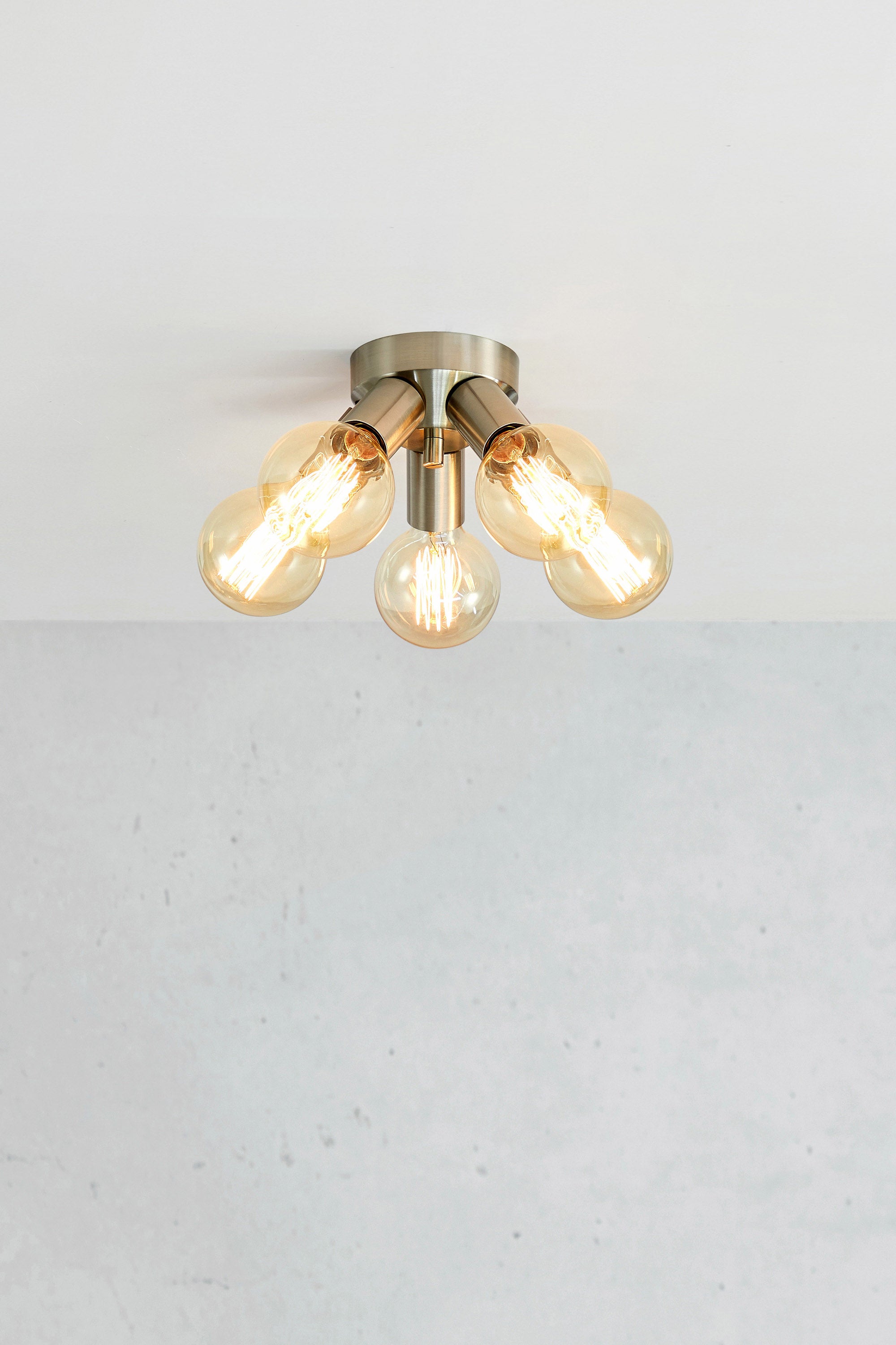 MAZZO taklampa 5L Satin Nickel