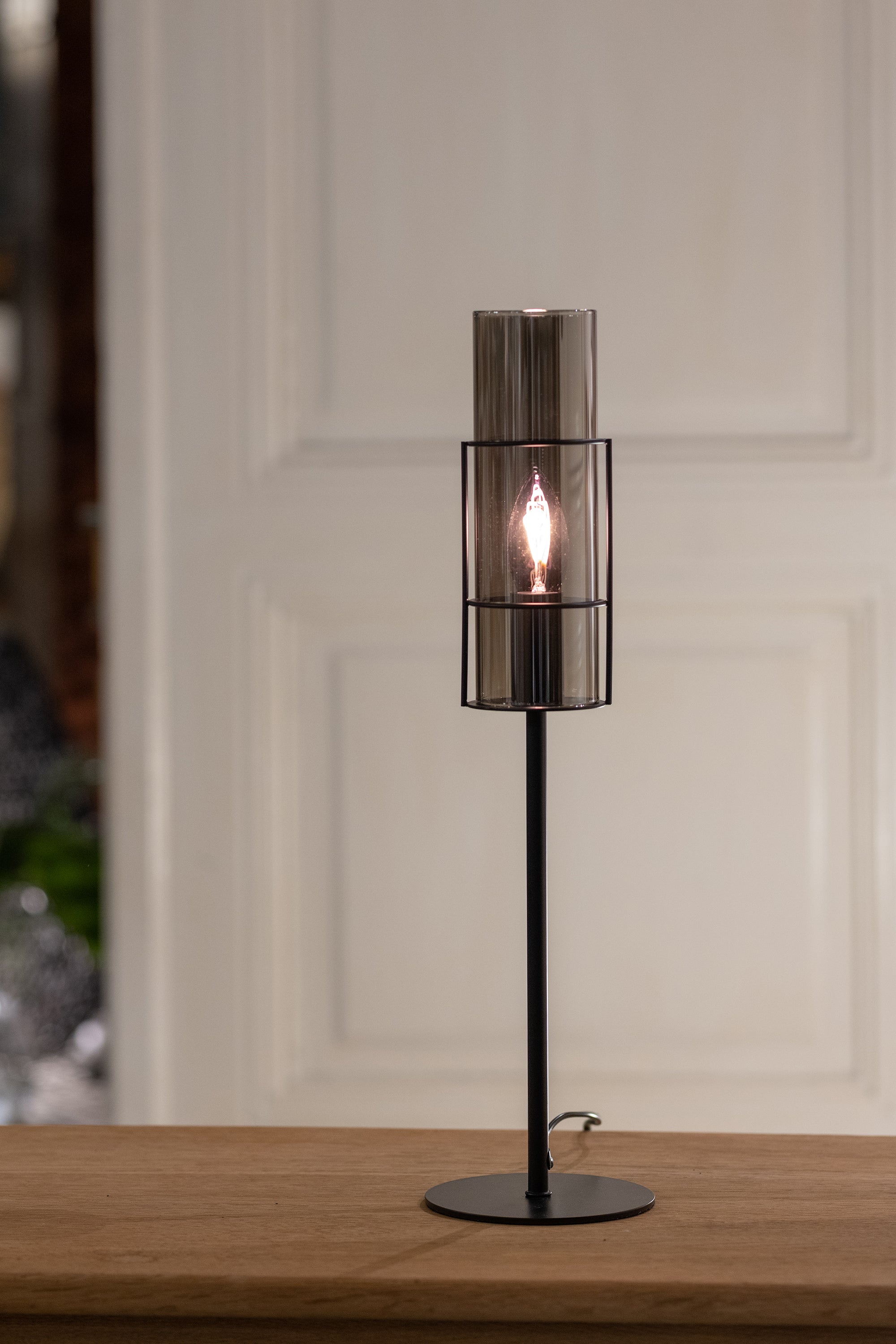 TORCIA bordslampa 1L 50cm Black/Smoke