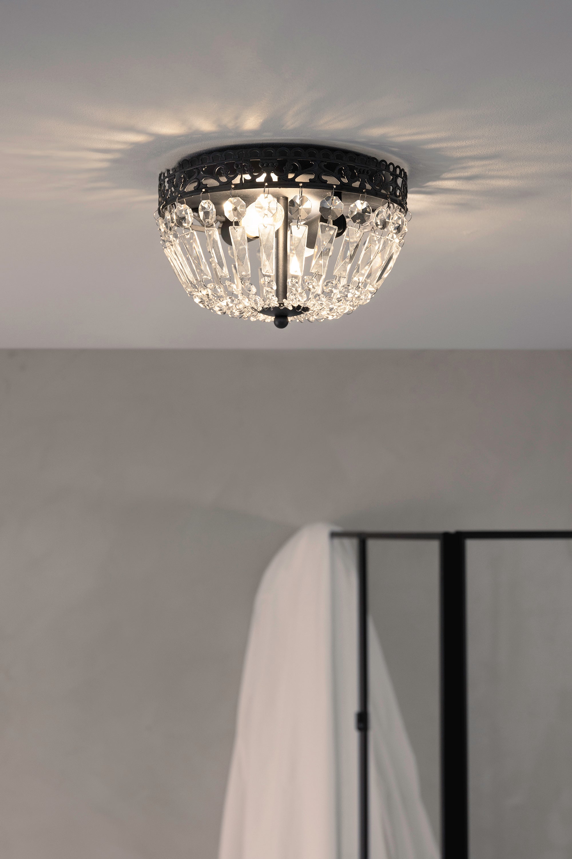 ETIENNE taklampa 2L Black/MC IP21
