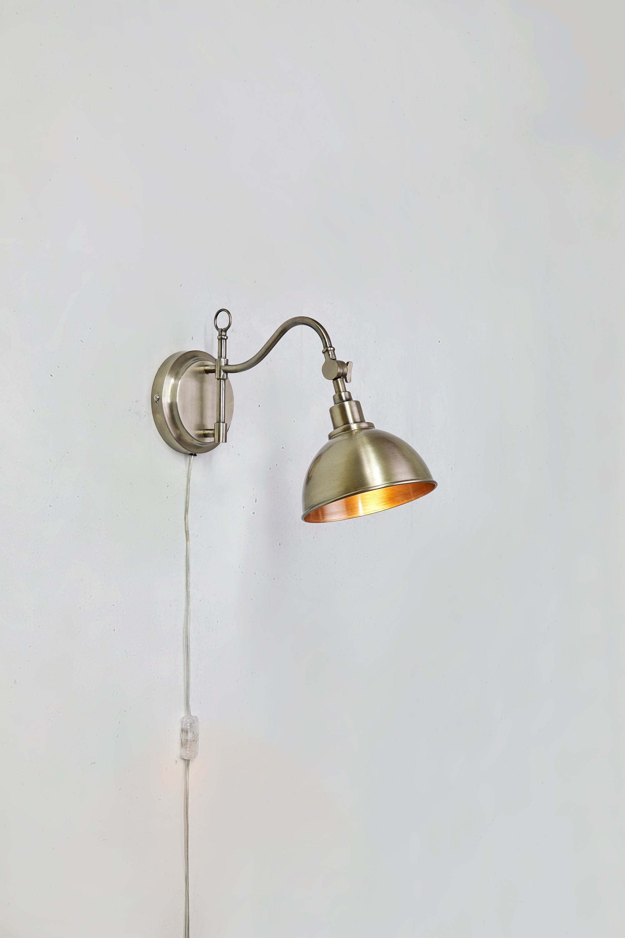 DOMEGO seinävalaisin 1L Antique Silver
