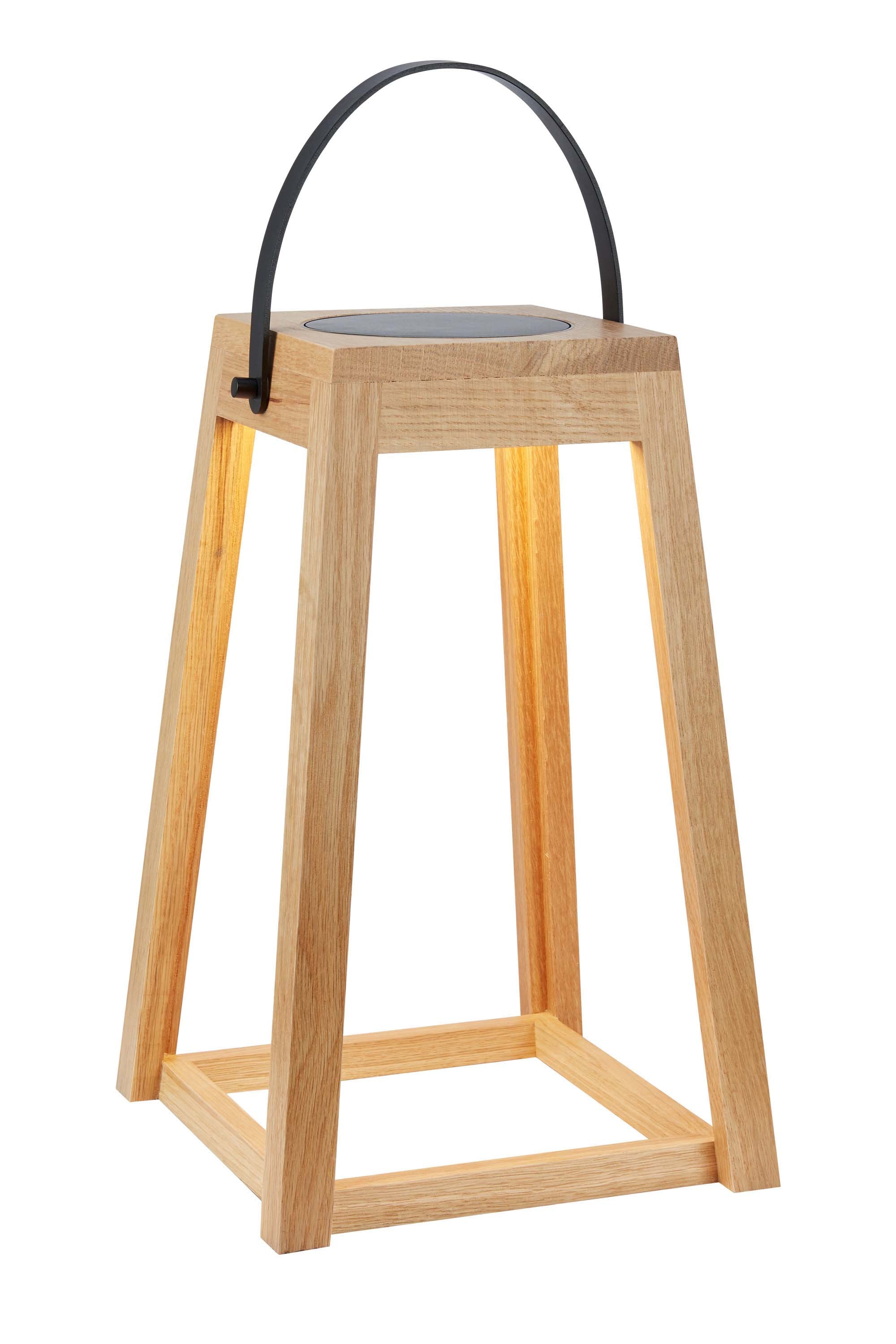 NORDIC Solar Lantern Oak