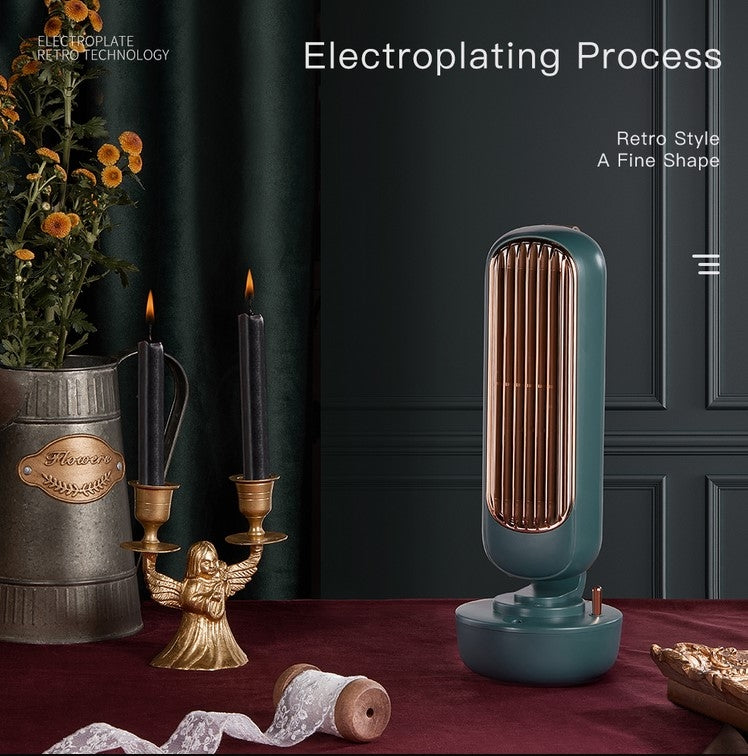 O'logion pöytätuuletin + ilmankostutin