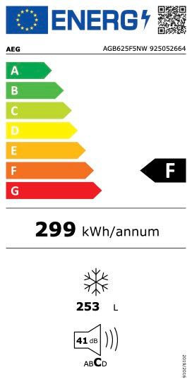 AEG AGB625F5NW frysskåp