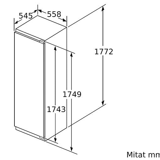 Bosch KIR81AFE0 kylskåp integrerbart