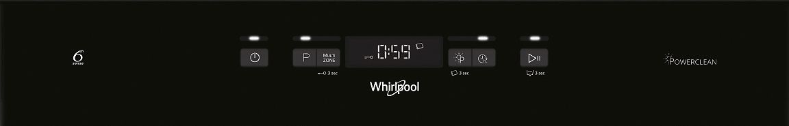 Whirlpool WUC 3T133 PF X diskmaskin stål