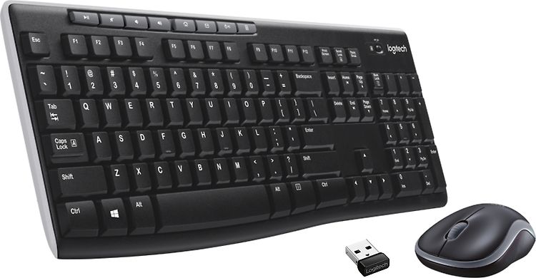 Logitech MK270 - trådlöst tangenbord och mus