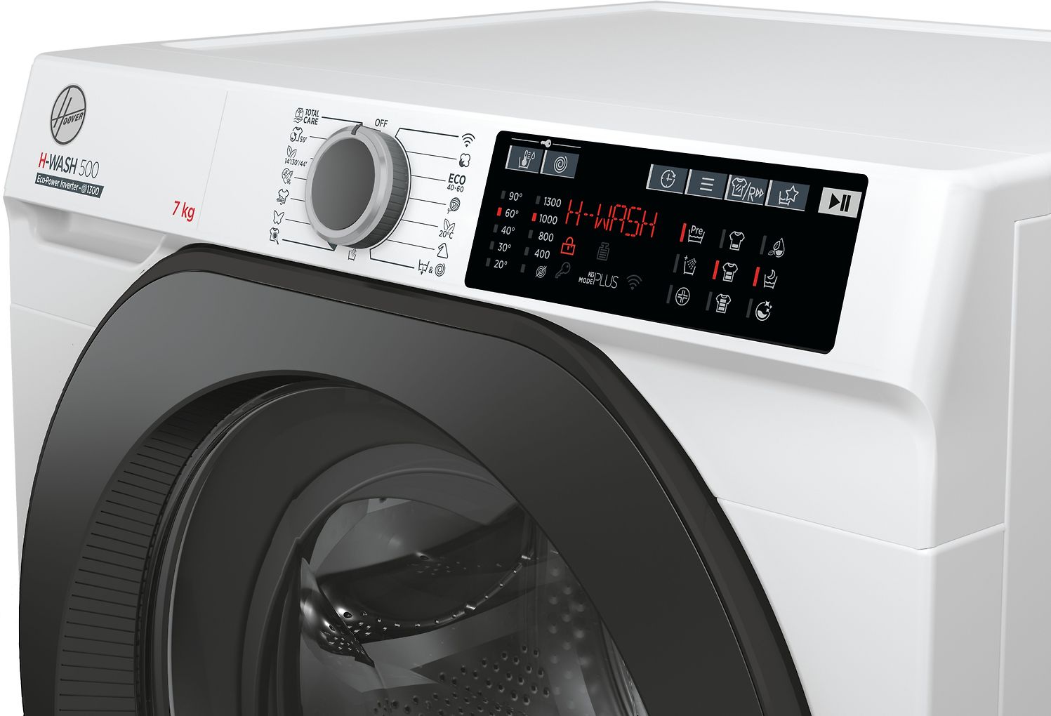 Hoover HW437XMBB-1-S frontmatad tvättmaskin