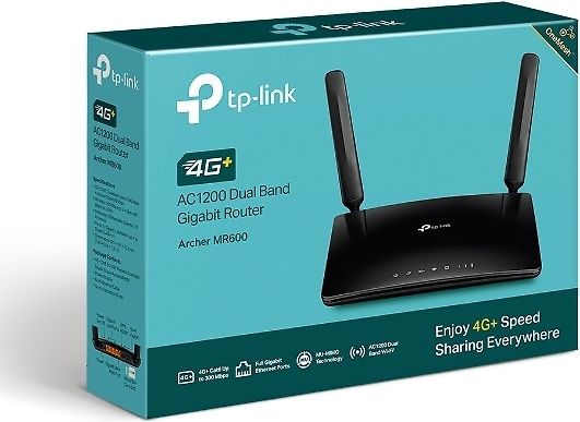 TP-Linki Archer MR600 4G+ LTE modem och WiFi basstation