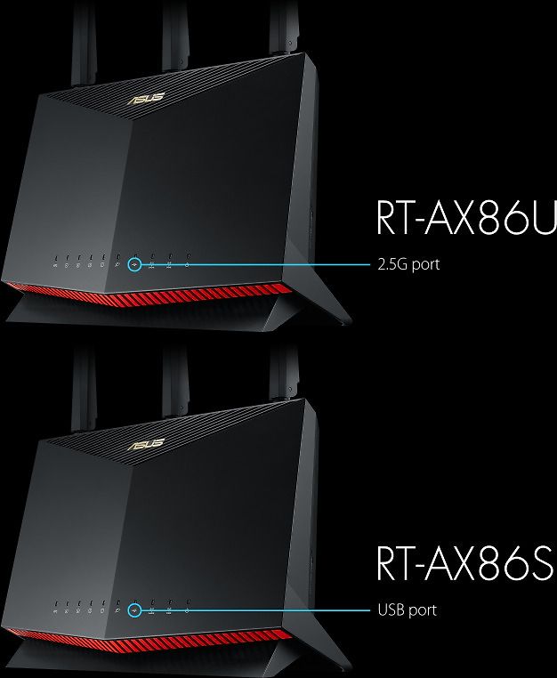 Asus RT-AX86s Dual-band WiFi 6 router