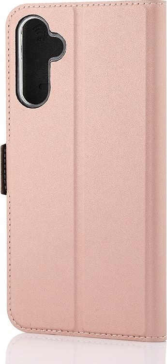 Wave BookCase -suojakotelo, Samsung Galaxy A14, ruusukulta