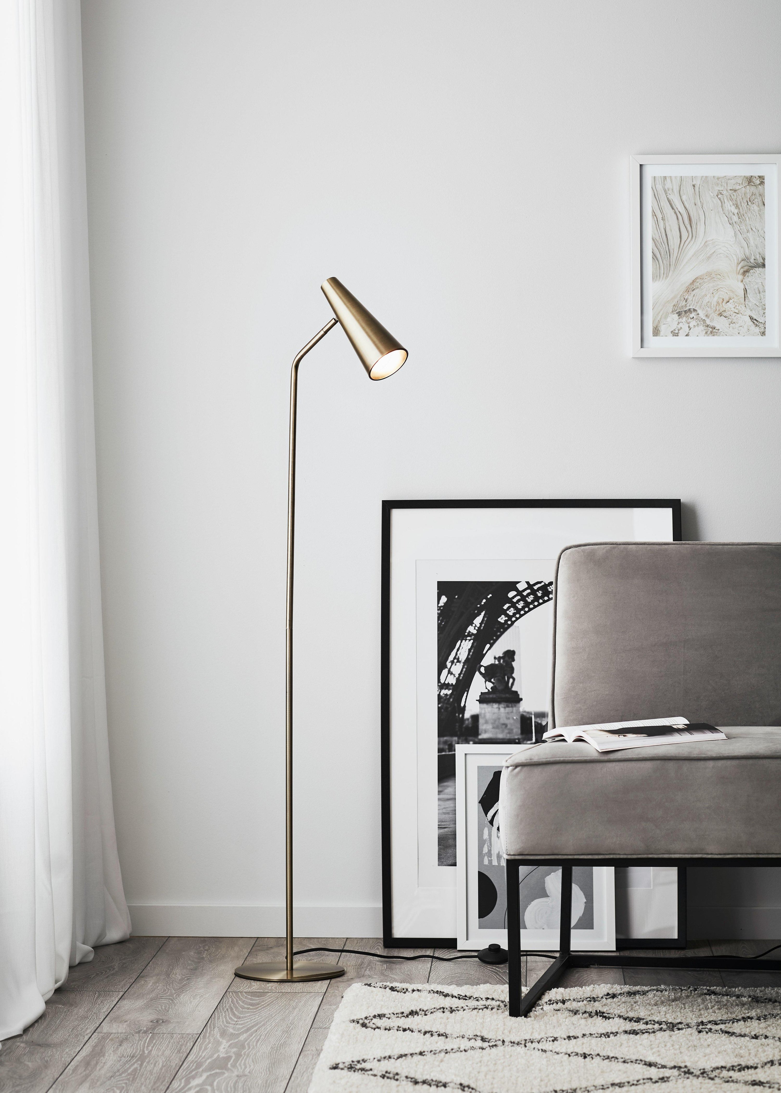 PEAK golvlampa 1L Antique