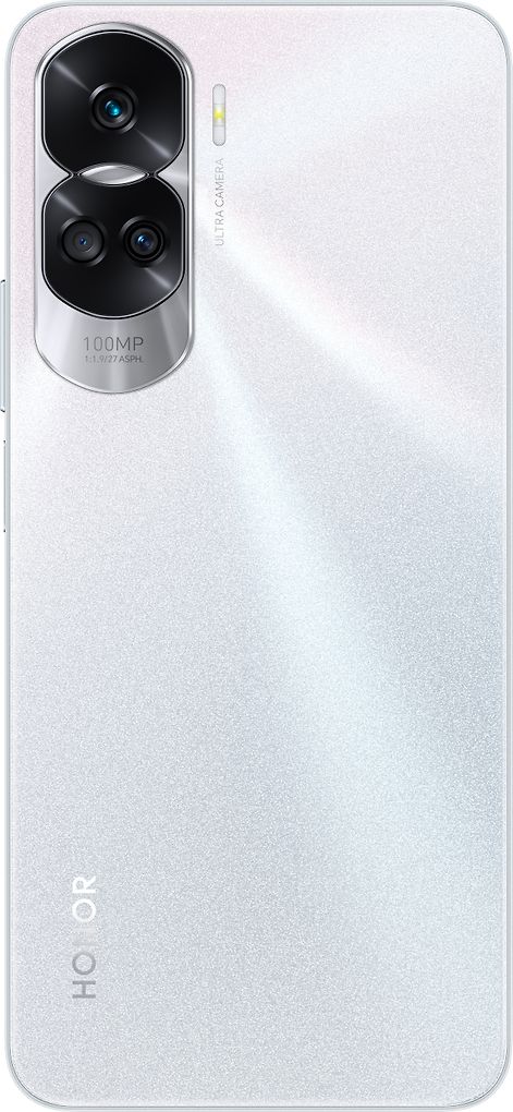 Honor 90 Lite 5G -puhelin, 256/8 Gt, Titanium Silver
