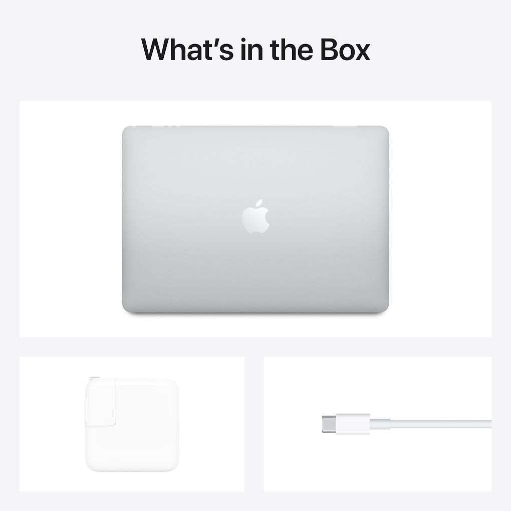 Apple MacBook Air 13” M1 256 Gt 2020 -kannettava, hopea
