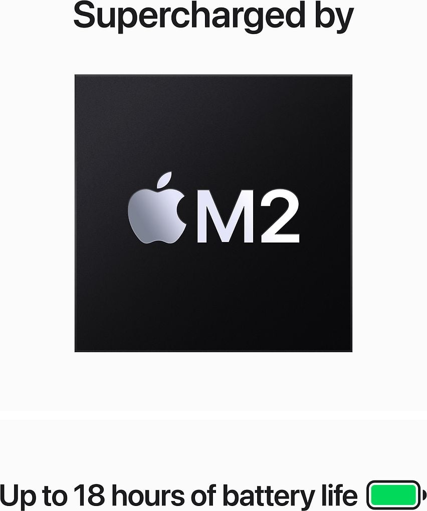 Apple MacBook Air 15" M2 8 Gt, 256 Gt 2023 -kannettava, hopea