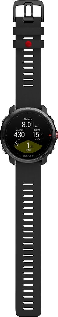 Polar Grit X -urheilukello M/L-ranneke, musta