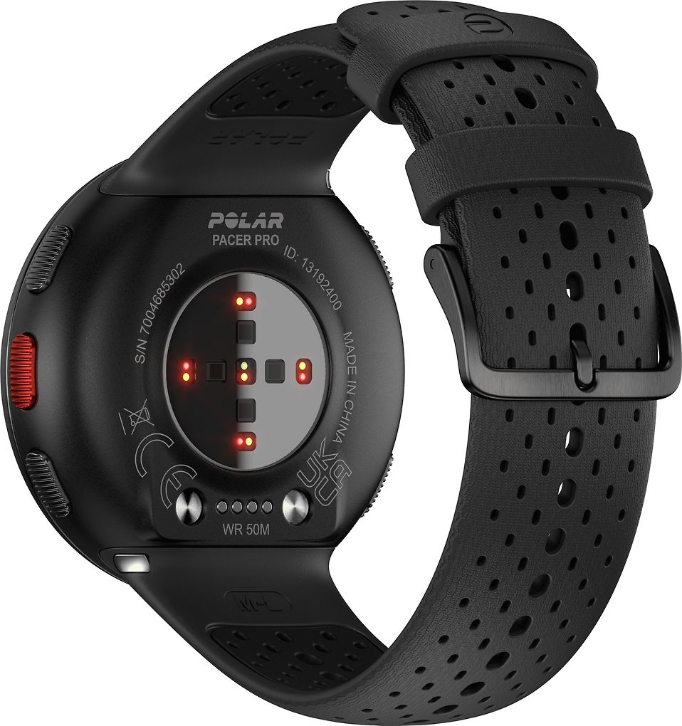 Polar Pacer Pro -GPS-juoksukello, Carbon Gray