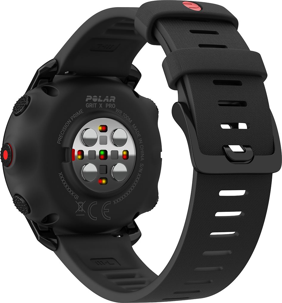 Polar Grit X Pro -urheilukello M/L-ranneke, musta