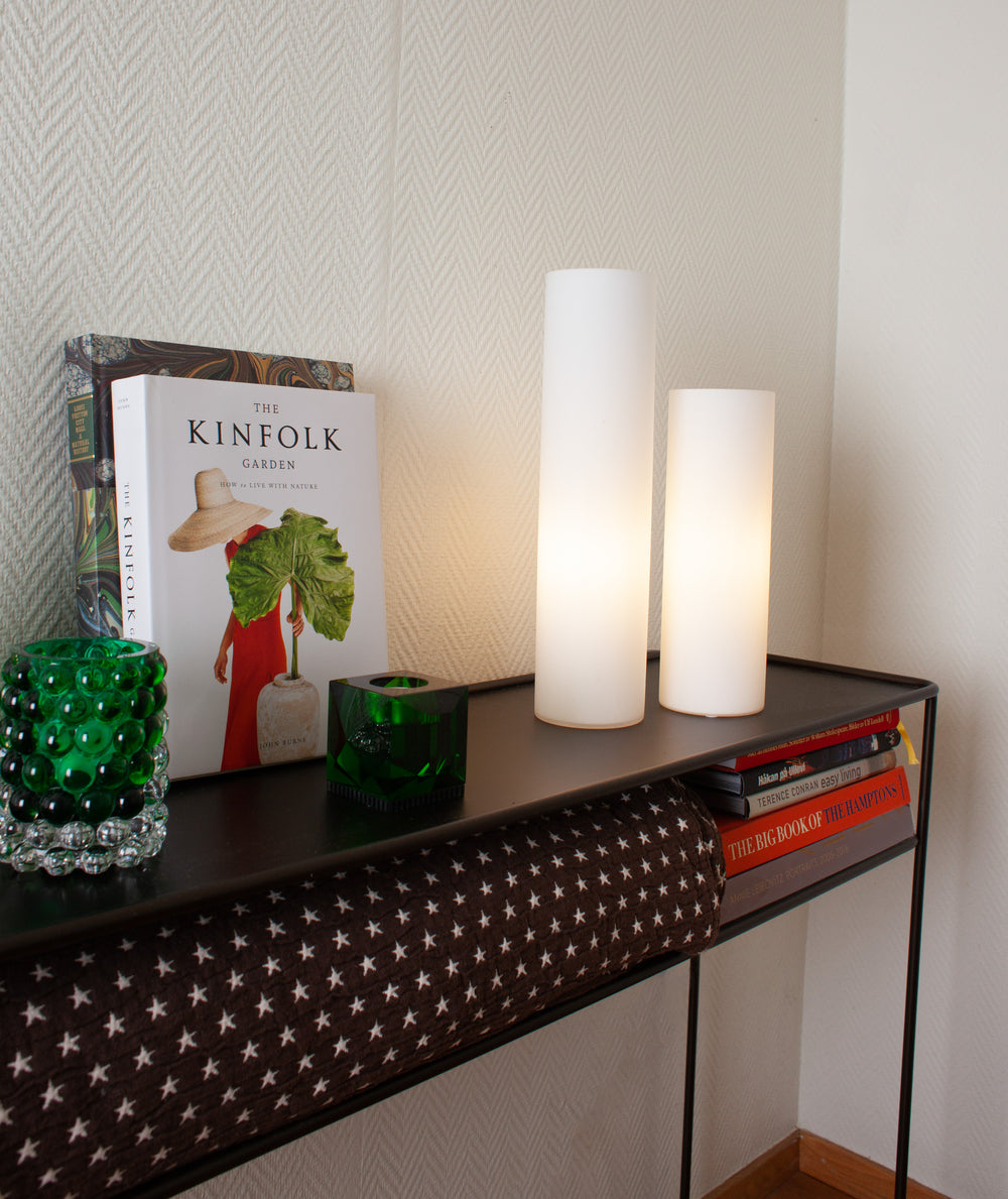 Flake 30 pöytävalaisin valkoinen