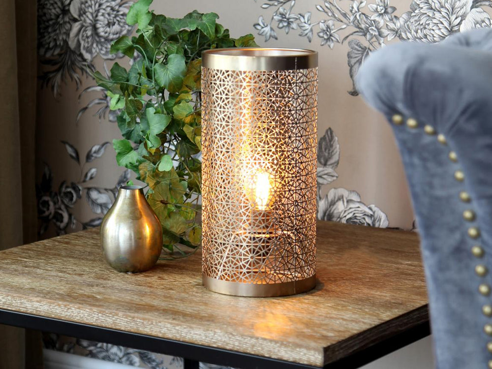 Hermine pöytävalaisin mattamessinki