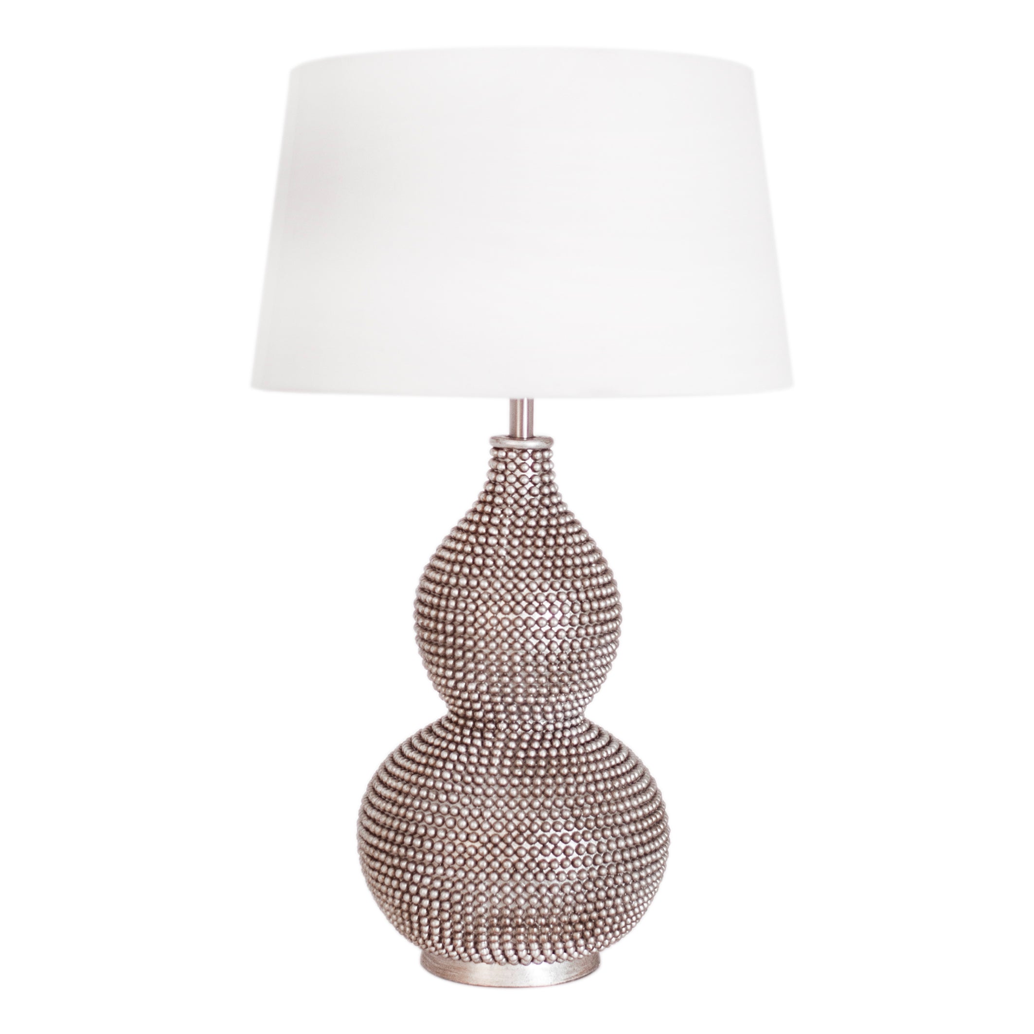 Lofty bordslampa antiksilver