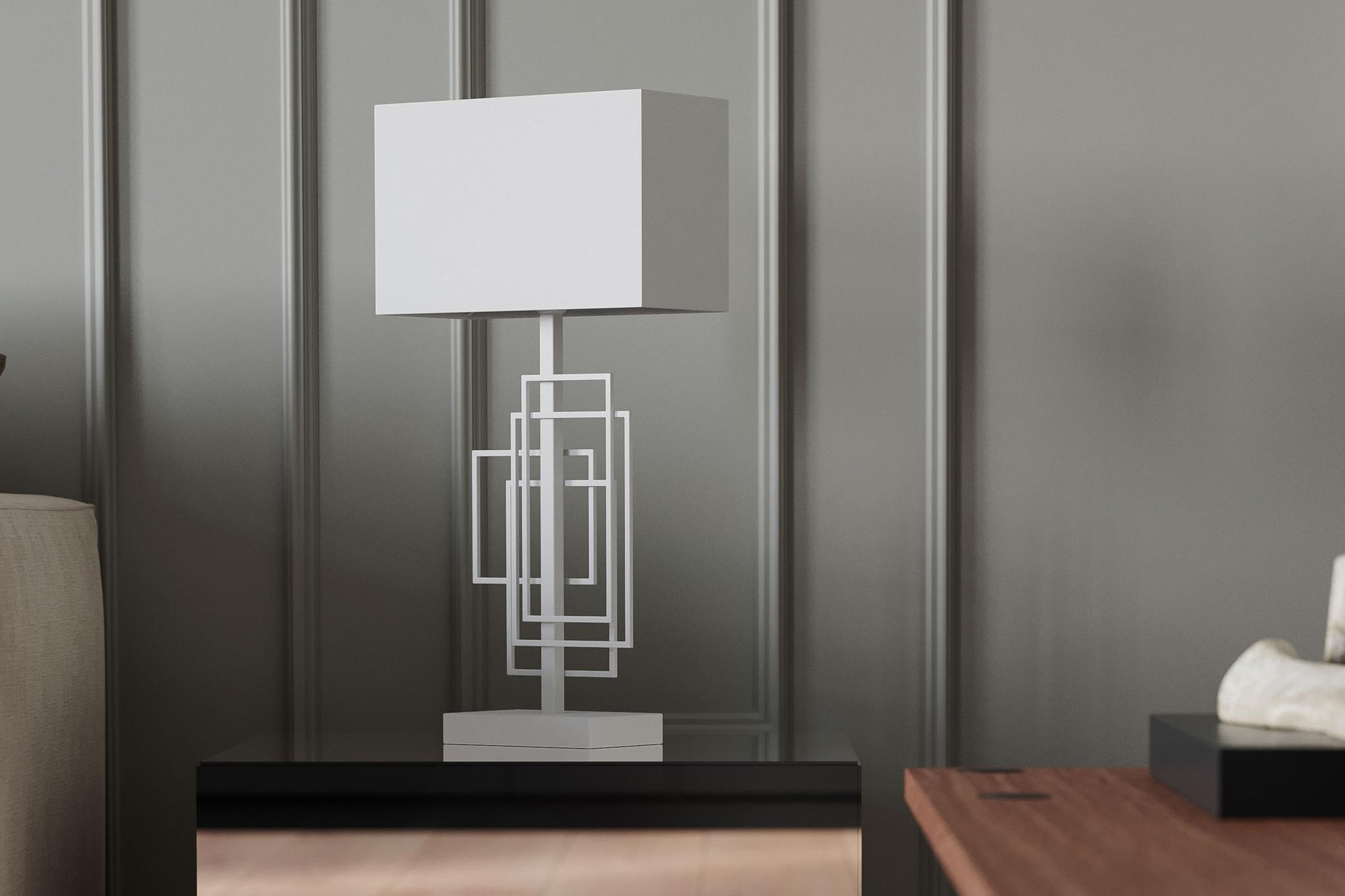 Paragon 69 bordslampa matt white