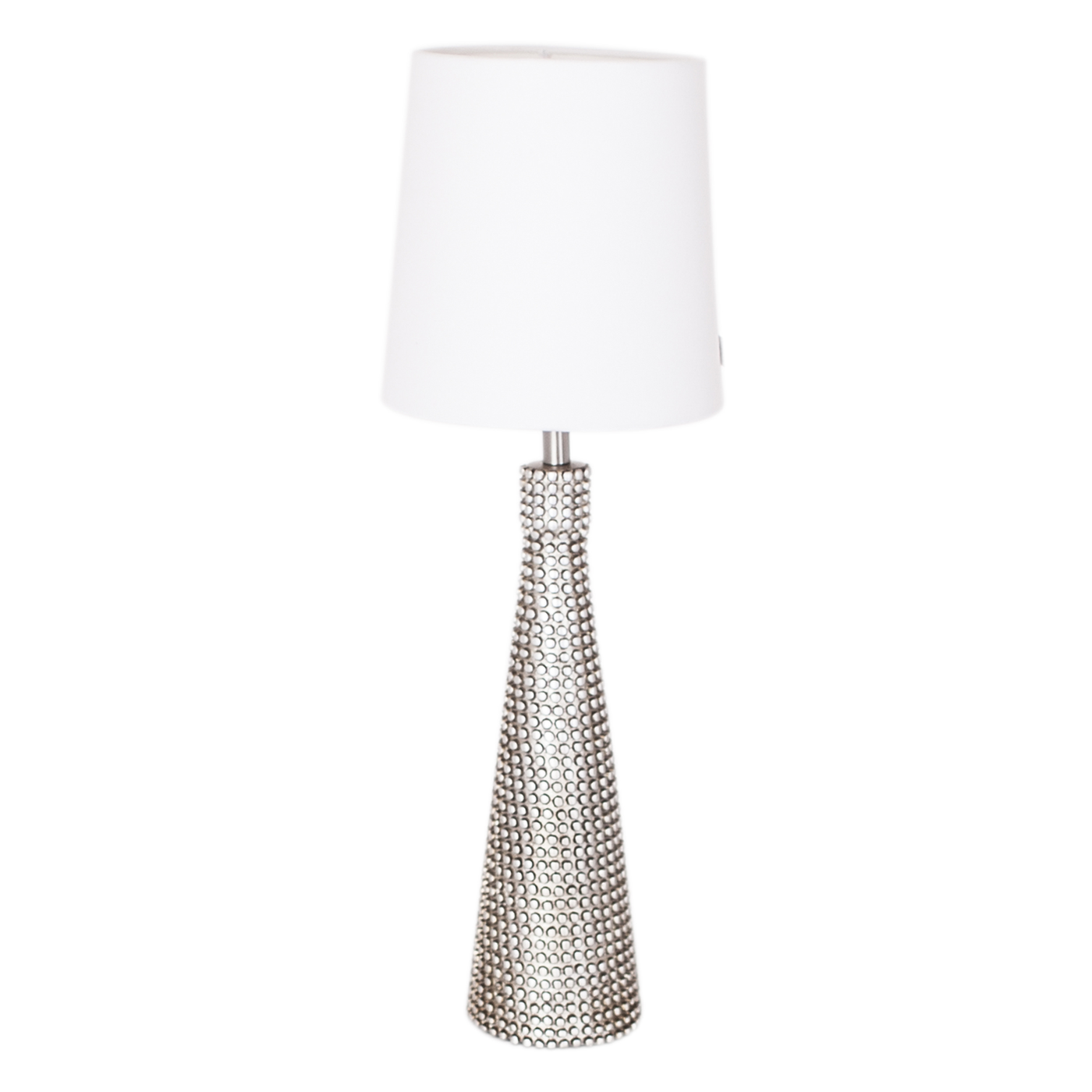 Lofty slim bordslampa antiksilver