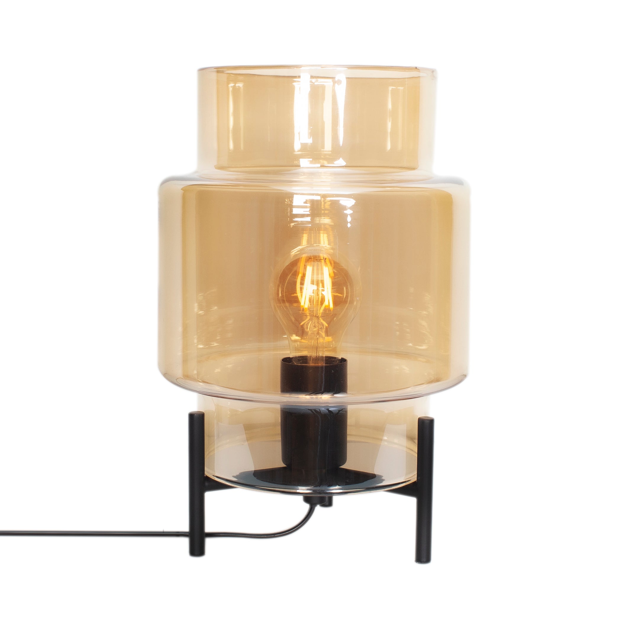 Ebbot 29cm pöytävalaisin amber