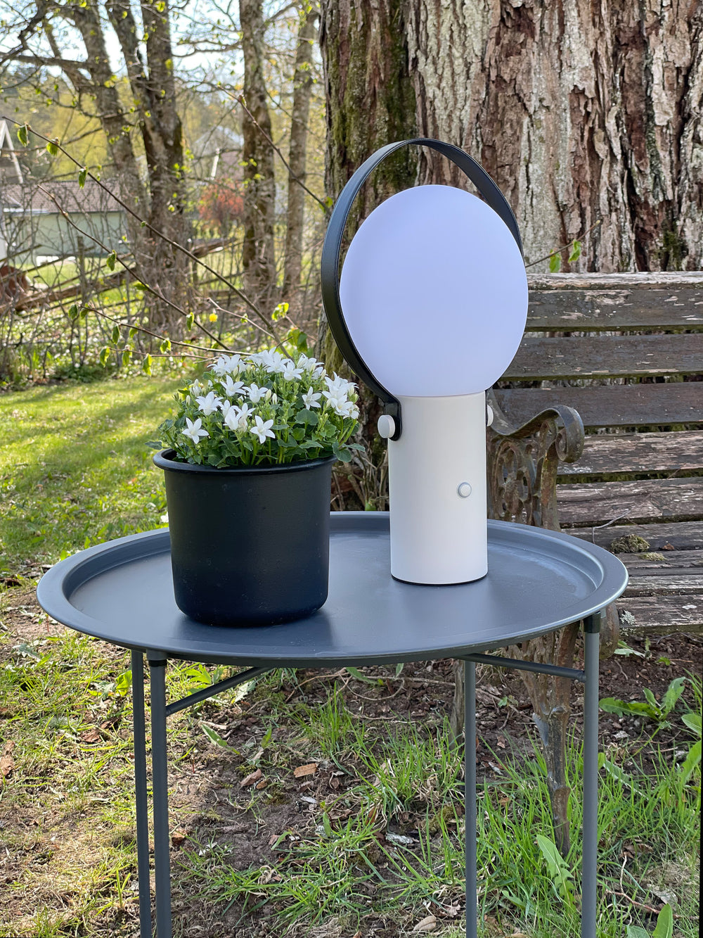 Bari pöytävalaisin IP44 Beige