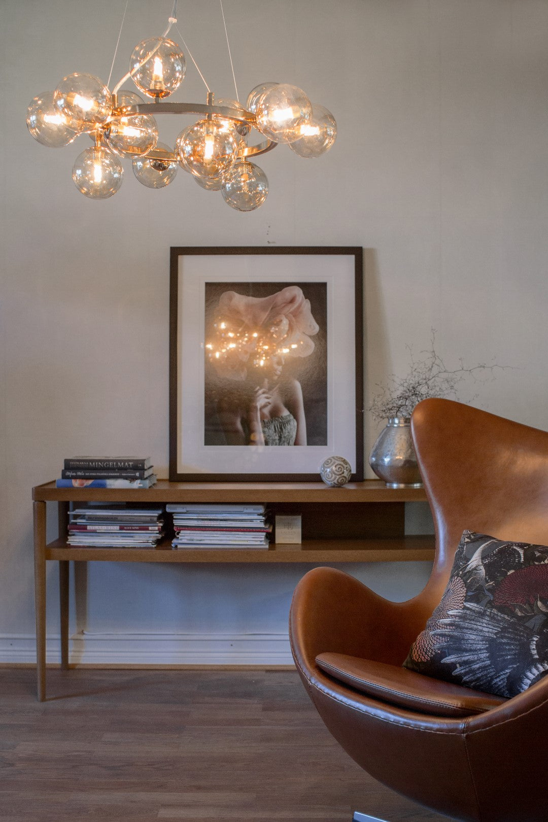 Splendor taklampa rökgrå