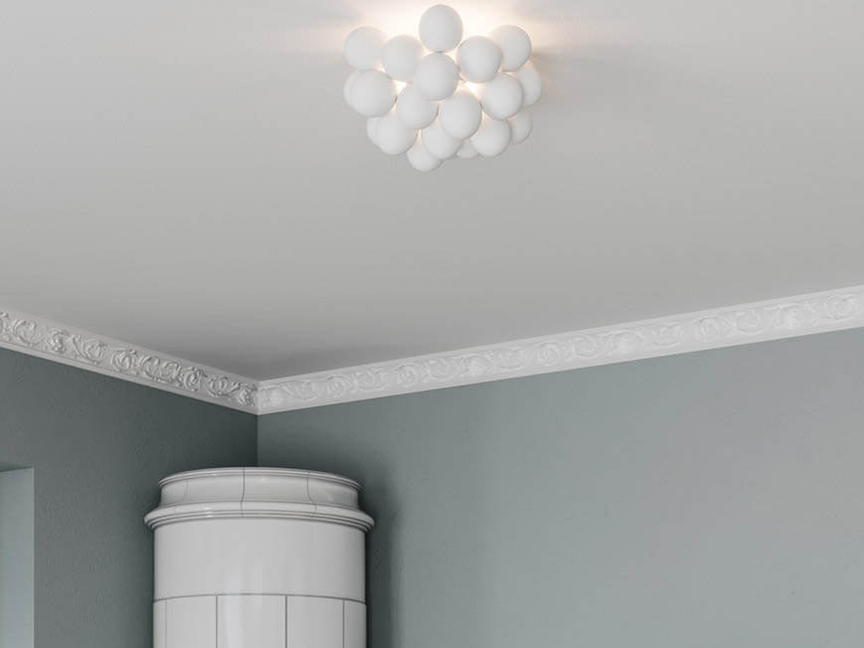 Gross ø50 plafond amber