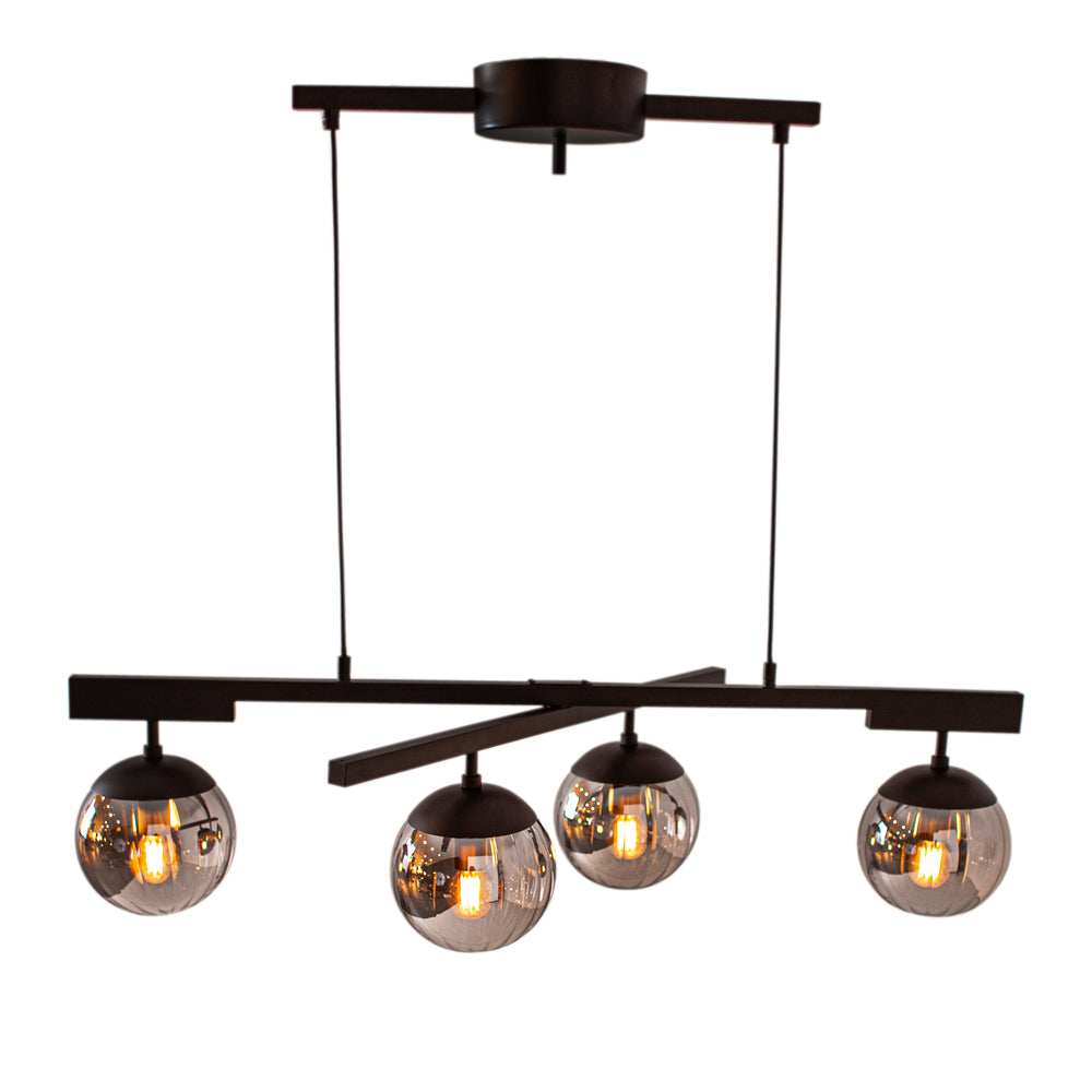 Labelle 4-os riippuvalaisin musta/savunharmaa