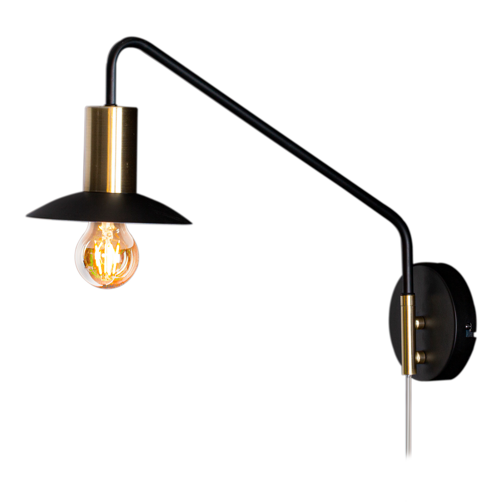 Quinn vägglampa kort